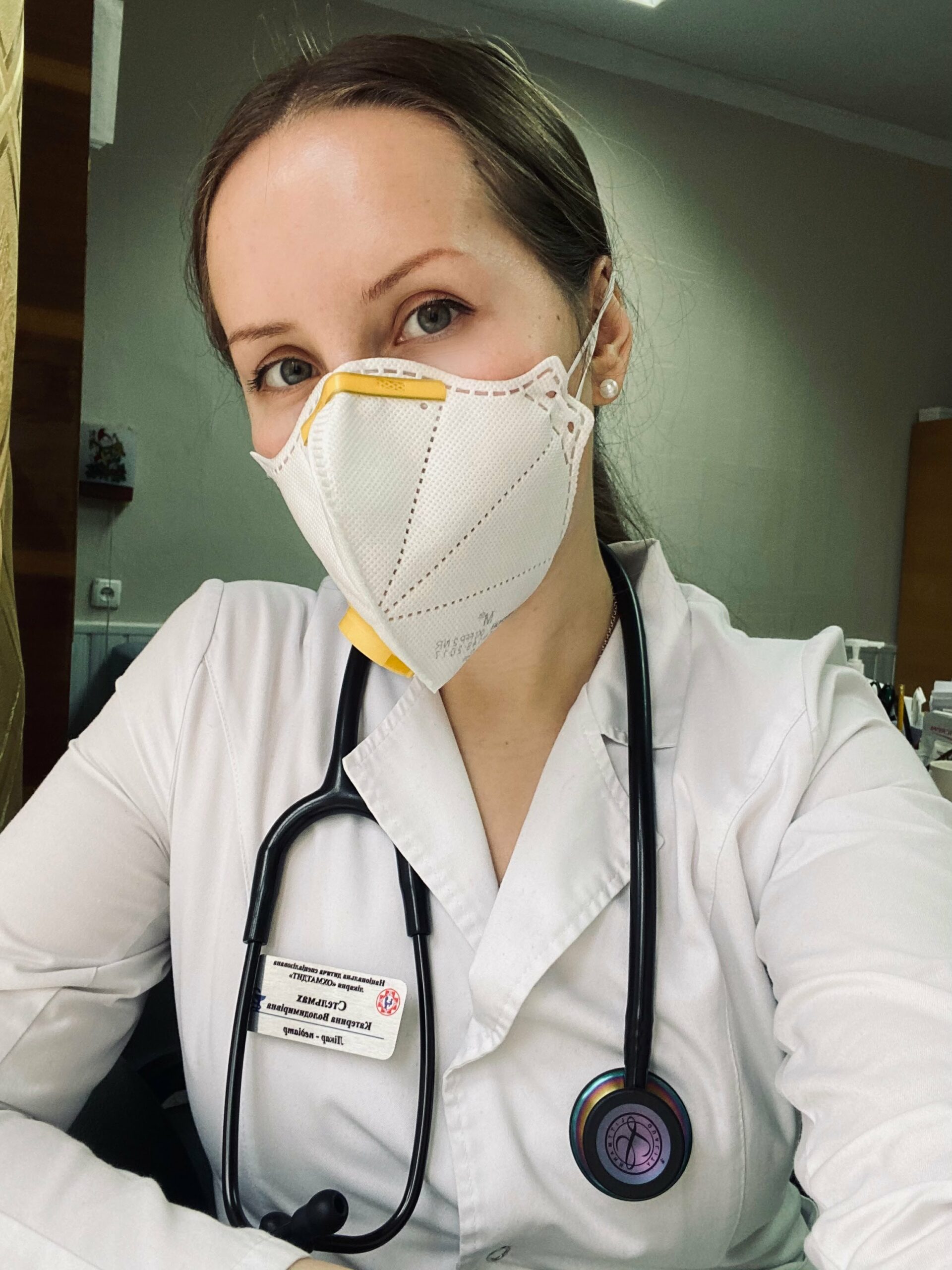 Kateryna worked as a doctor in Kyiv