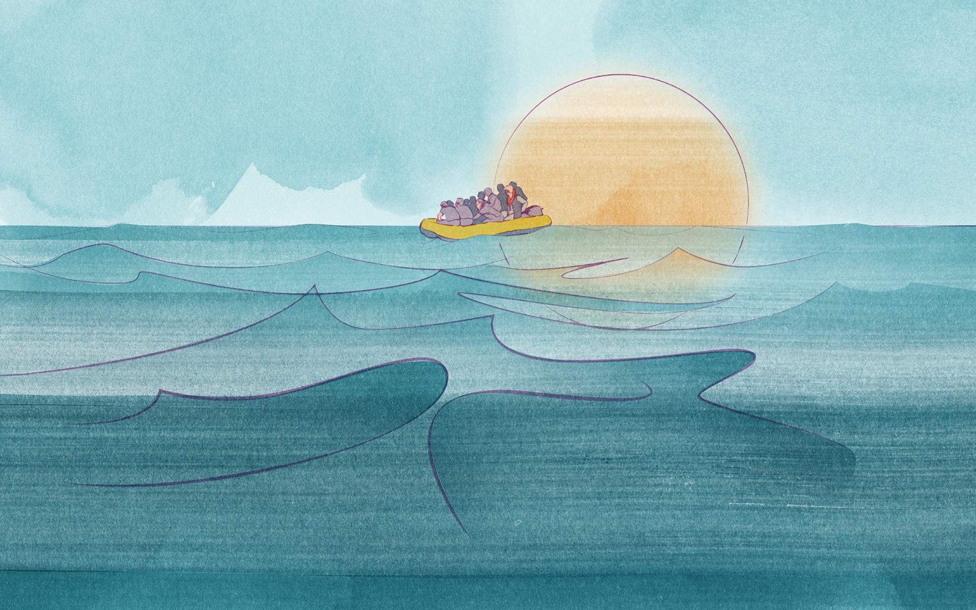 Refugee children are forced to make dangerous journeys in search of safety